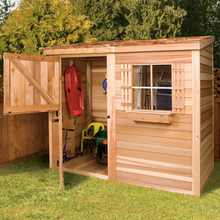Cedarshed Bayside 6x3 Cedar Lean-To Shed Kit