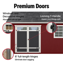 Handy Home Scarsdale 12x16 Wood Shed with Floor - additional product view 2