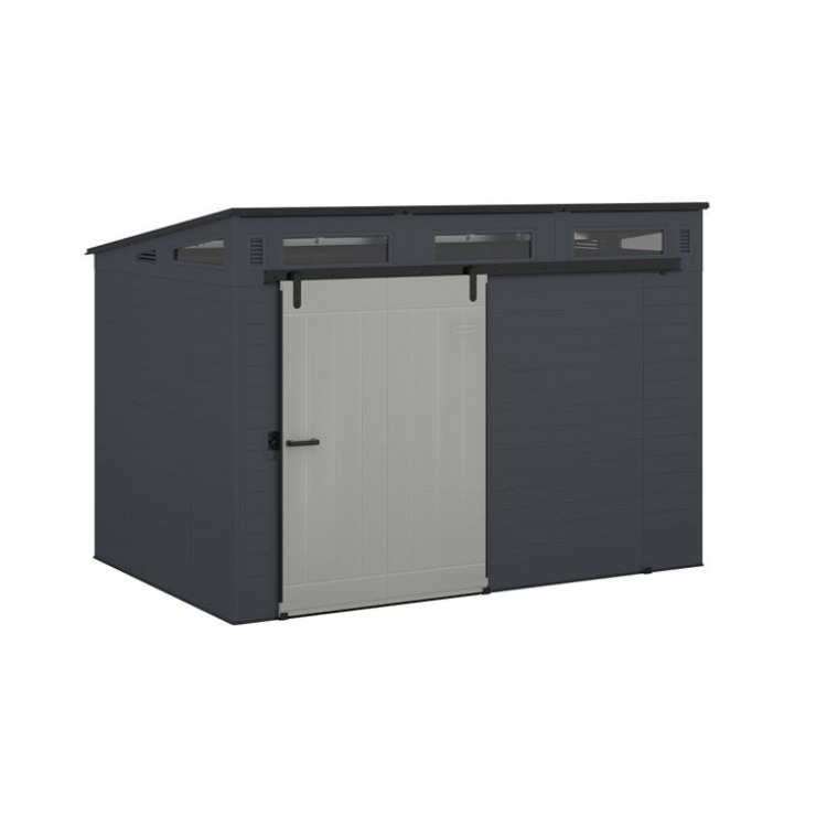 Suncast Modernist 10x7 Sliding-Door Storage Shed
