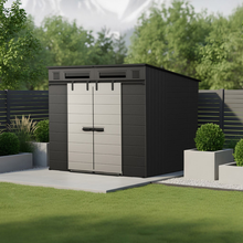 Suncast Modernist 8x7 Dual-Barn-Door Storage Shed - additional product view 2
