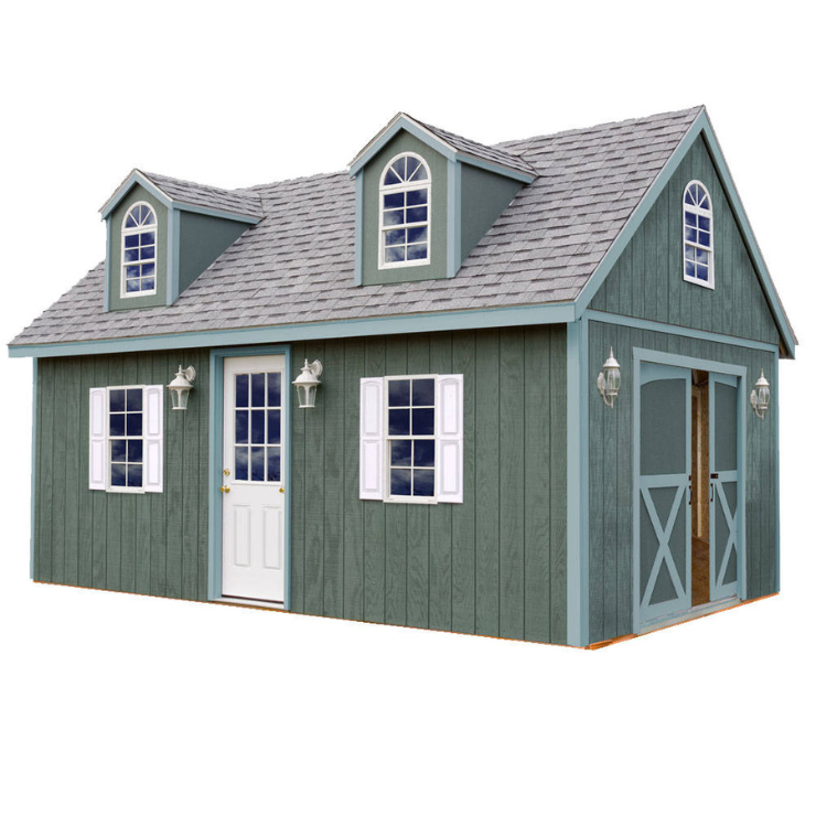 Best Barns Planner’s Paradise 12x16 Wood Shed Kit