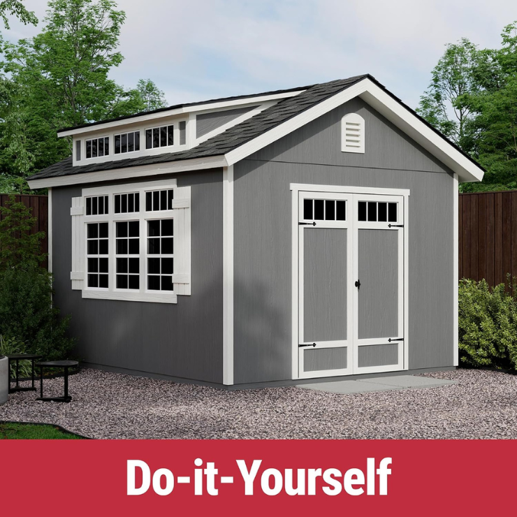 Handy Home Windemere 10x12 Wood Shed
