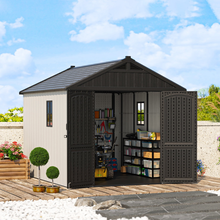 Patiowell 8x10 Resin Storage Shed with Floor - additional product view 2