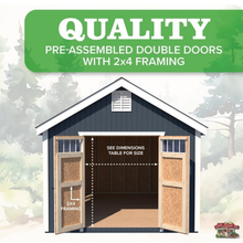 Little Cottage 10x14 Colonial Williamsburg Shed Kit - additional product view 2