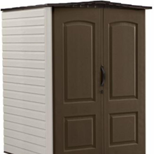 Rubbermaid 5x4 Vertical Resin Storage Shed with Floor - additional product view 2