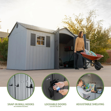 Lifetime 15x8 HDPE Storage Shed - additional product view 4