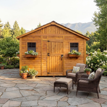Outdoor Living Today 12x12 Cedar Sunshed with Workbench - additional product view 2