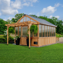 Backyard Discovery Bellerose XL 13x11 Cedar Greenhouse