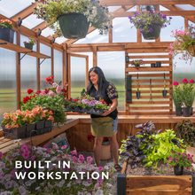Backyard Discovery Bellerose XL 13x11 Cedar Greenhouse - additional product view 2