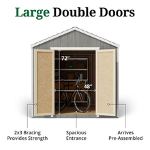 Little Cottage 8x8 Value Gable Shed Kit - additional product view 4