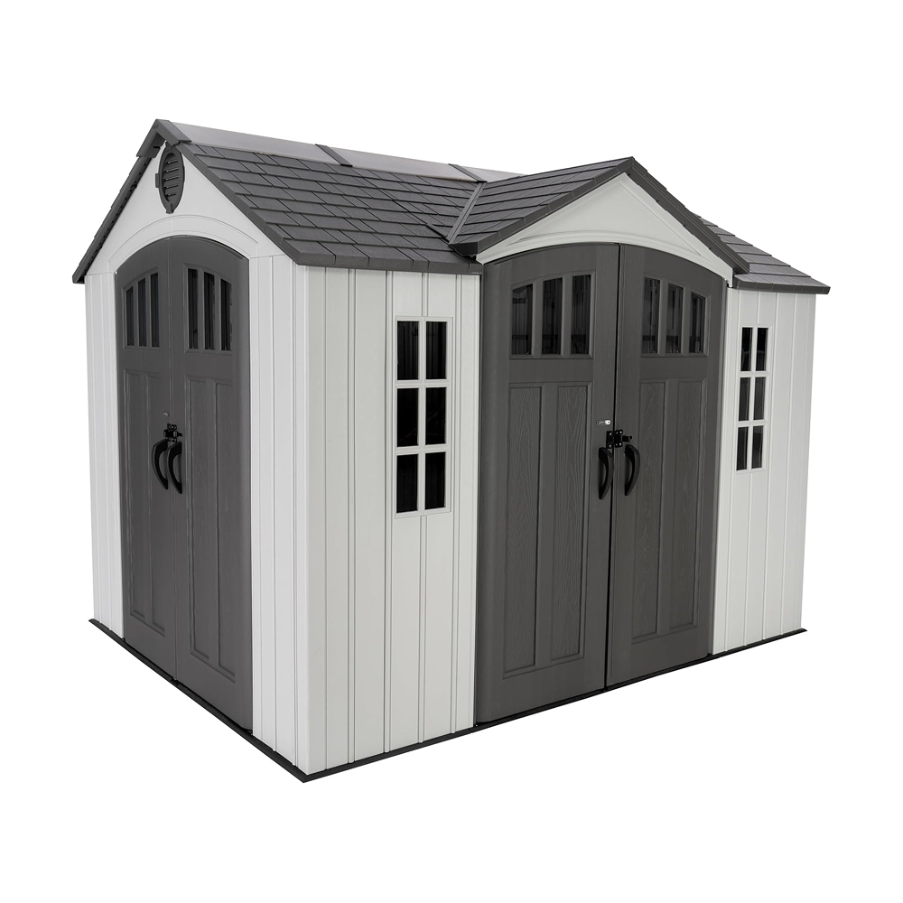 Lifetime 10x8 Dual-Entry Resin Storage Shed
