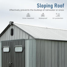 Domi 8x16 Resin Storage Shed - additional product view 5
