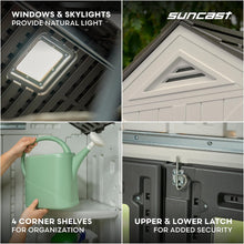 Suncast 8x10 Tremont Resin Storage Shed - additional product view 2