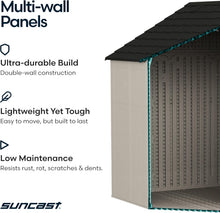 Suncast 8x10 Tremont Resin Storage Shed - additional product view 3