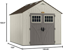 Suncast 8x10 Tremont Resin Storage Shed - additional product view 5