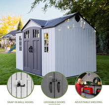 Lifetime 10x8 Dual-Entry Resin Storage Shed - additional product view 4